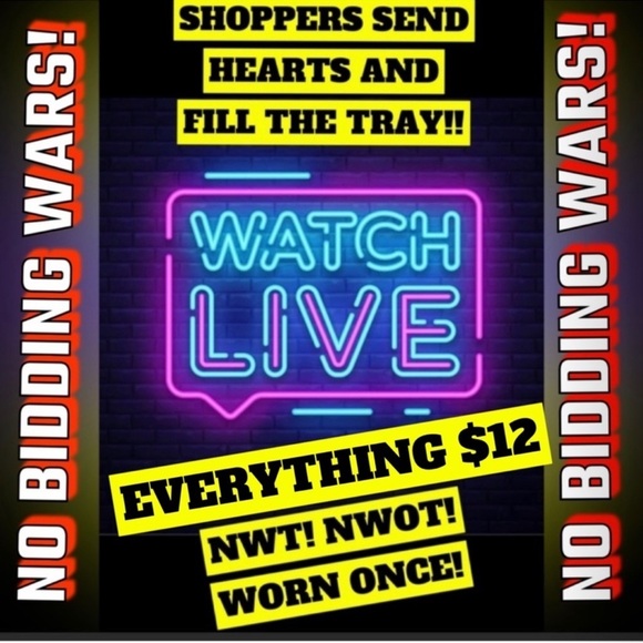 🌸$12 CLOTHING🌸JEWELRY $5 - BID FREE SHOW! - Picture 1 of 1